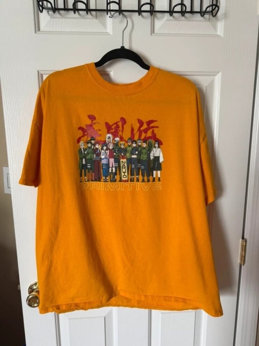 🌟Street primitive shirt orange must-have this season!